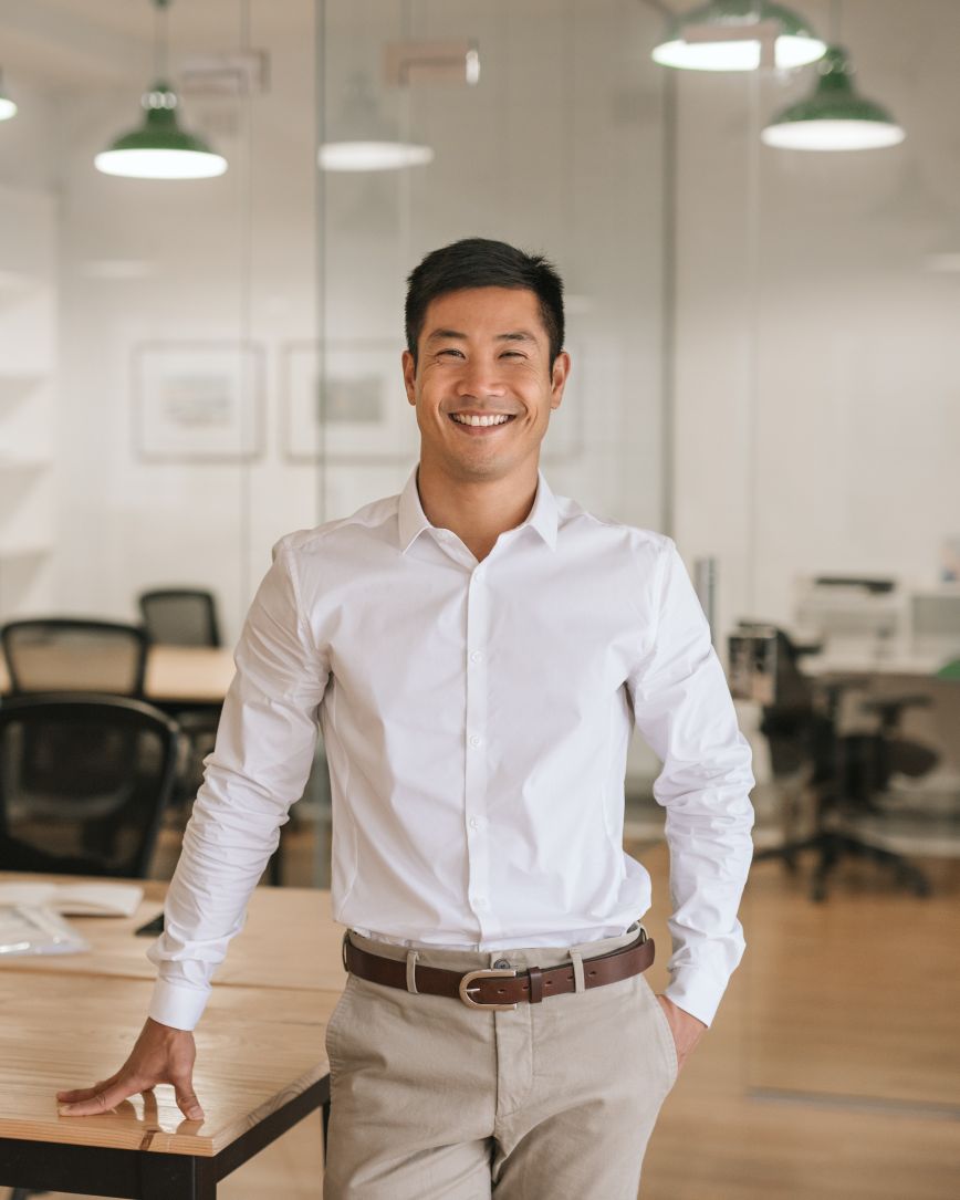 Professional Man Smiling At The Camera